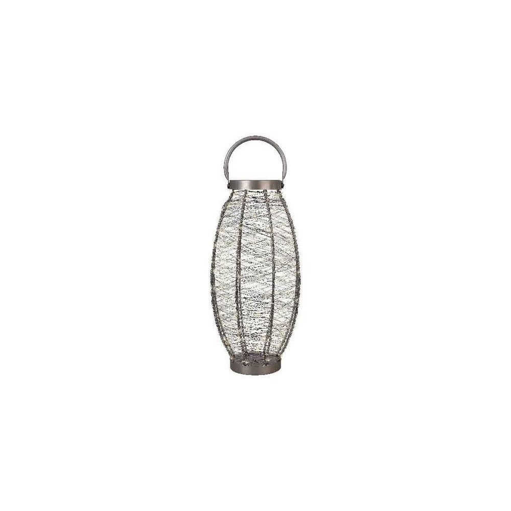 LANTERNA METALLO CLUCE CALDA 28X58